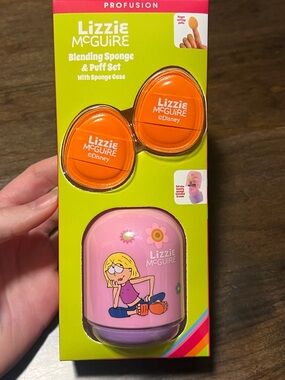 Profusion Cosmetics Lizzie McGuire Orange & Pink Blending Sponge & Puff Set